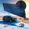 Windshield Sun Shade Umbrella Foldable Keeps Vehicle Cool Windshield UV Ray Reflector Windshield Sun Visor Blocks UV Rays Block