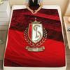 Standard Liège Logo FlAannel Blanket, High Quality Comfortable for All Seasons, Home Decor, Warmth and Comfort