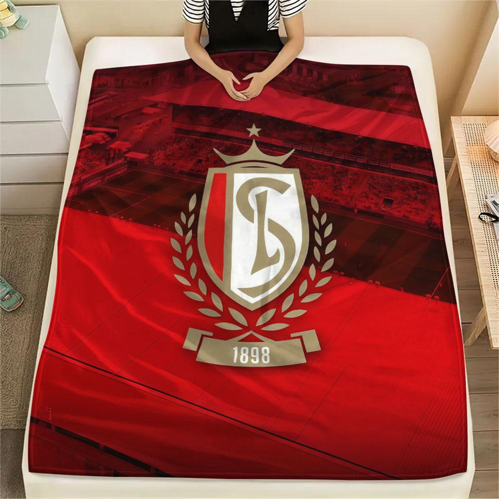 Standard Liège Logo FlAannel Blanket, High Quality Comfortable for All Seasons, Home Decor, Warmth and Comfort