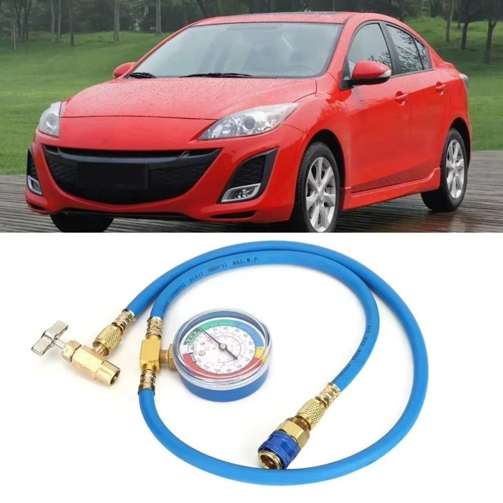 AC Maintenance AC Recharge Hose Quick Connector Pressure Gauge Hose