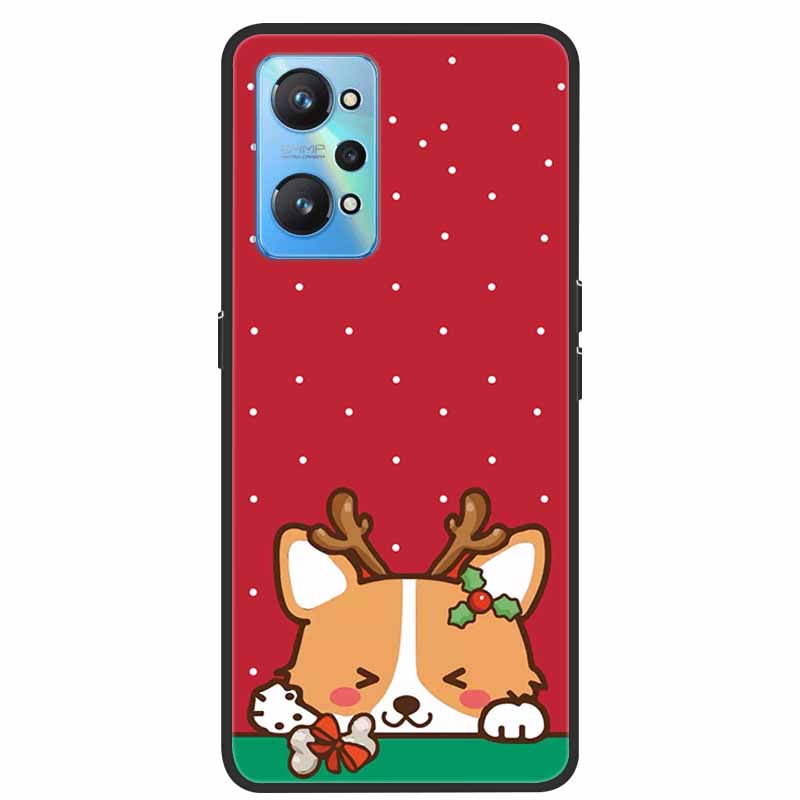 Christmas Cover For Realme GT Neo 2 2T 3 3T Cases Lovely Soft TPU Silicone Covers for Realme C21Y C25Y Q5 Pro Neo2 Neo3 Neo2T