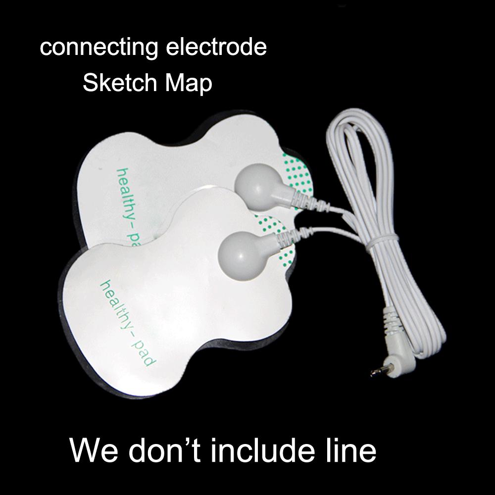 Onlarca Akupunktur Silikon Zayıflama Masajı Dijital Terapi Makinesi Jel pedi için 10 ADET Elektrot Pedleri