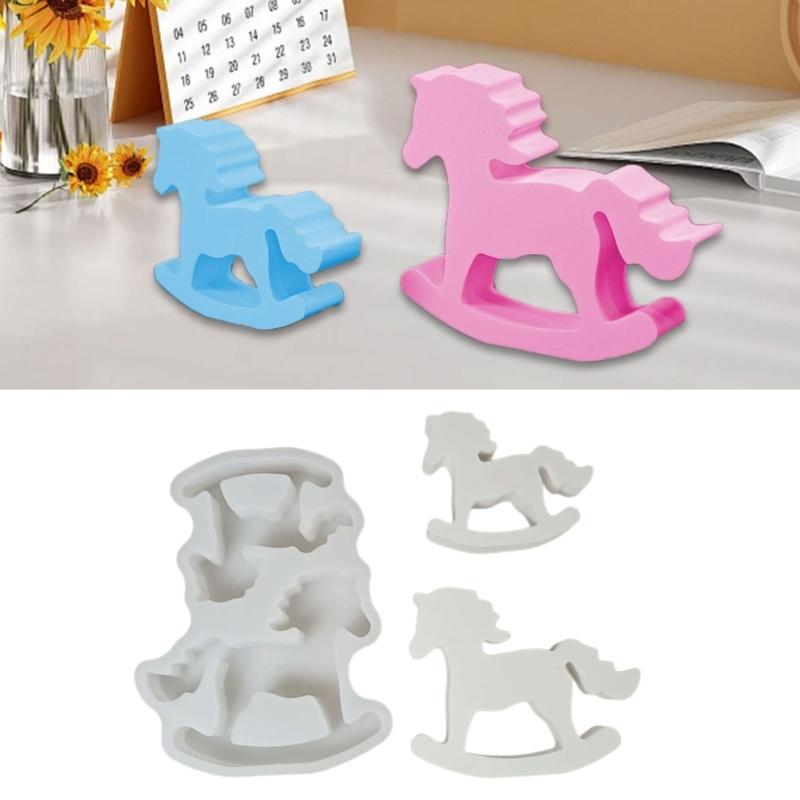 Pferd Figur Silikonformen für Epoxidharz Herstellung Kerze Seife Gips Dekoration Tierform Silikon Kerzenformen