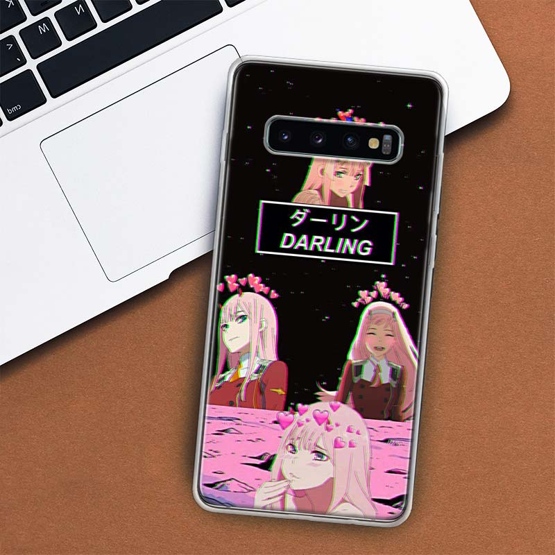 Etui na telefon Zero Two Darling In The FranXX dla Samsunga Galaxy S10 Plus S20 FE S21 S22 Ultra S10E S9 S8 + S6 S7 Edge Lite Shell Co