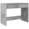 Bureau - MAISON EXCLUSIVE - 100 x 50 x 78 cm - Gris Béton - Bois d'ingénierie - 1 tiroir