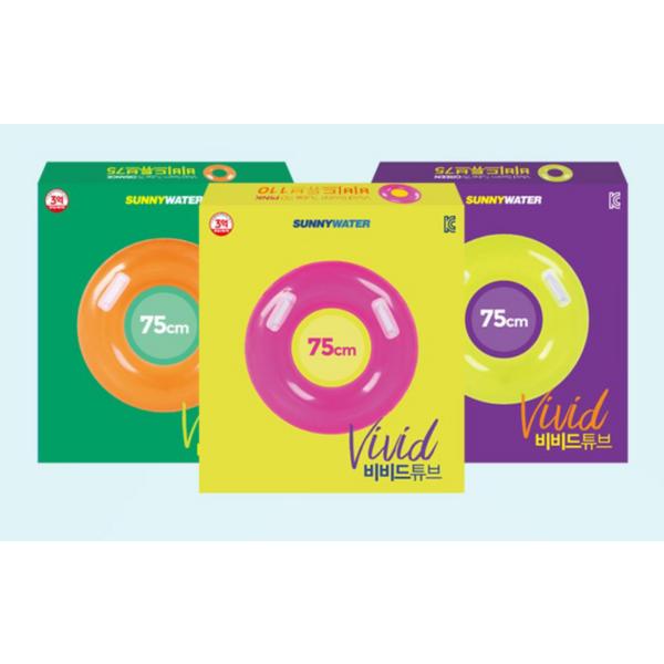 Sunny Water Vivid Tube 75cm, Pink, 1 Piece, Korean Water Fun Items