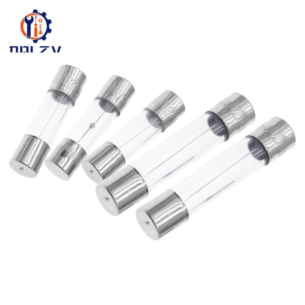 5*20mm 6*30mm Fast Blow Glass Tube Fuses 5x20mm 6x30mm 250V 0.5A 1A 2A 3A 4A 5A 6A 8A 10A 15A 20A 25A 30A AMP Slow Blow Fuse