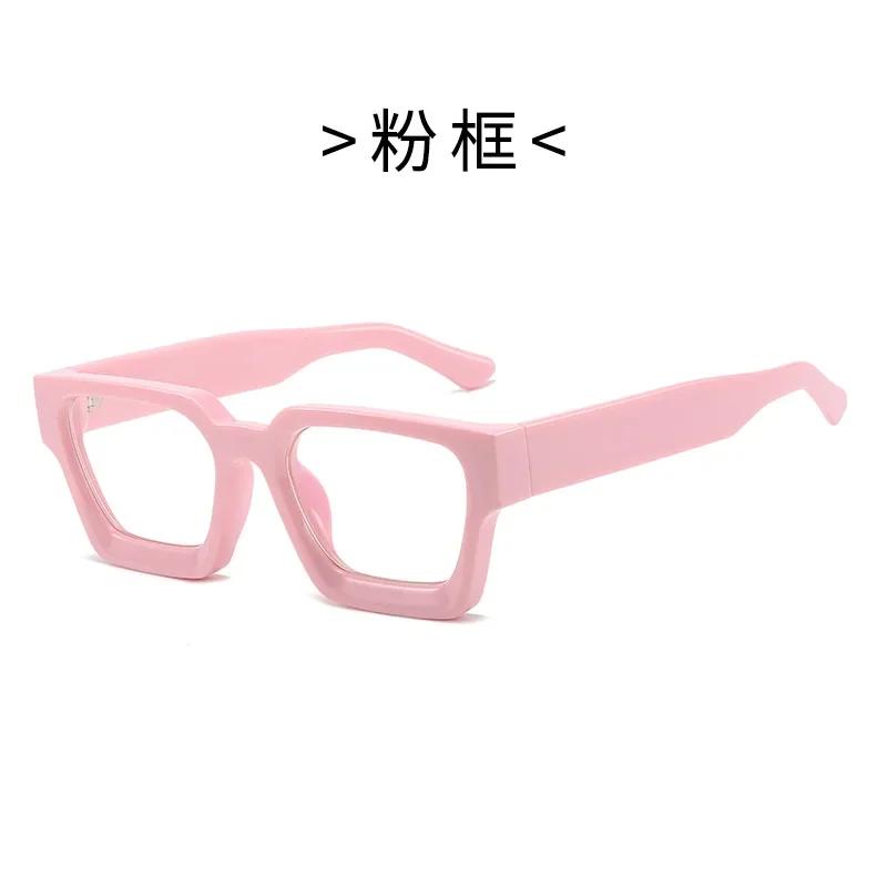 New Transparent Computer Glasses Frame Women Men Anti Blue Light Square Eyewear Blocking Glasses Optical Spectacle Eyeglass