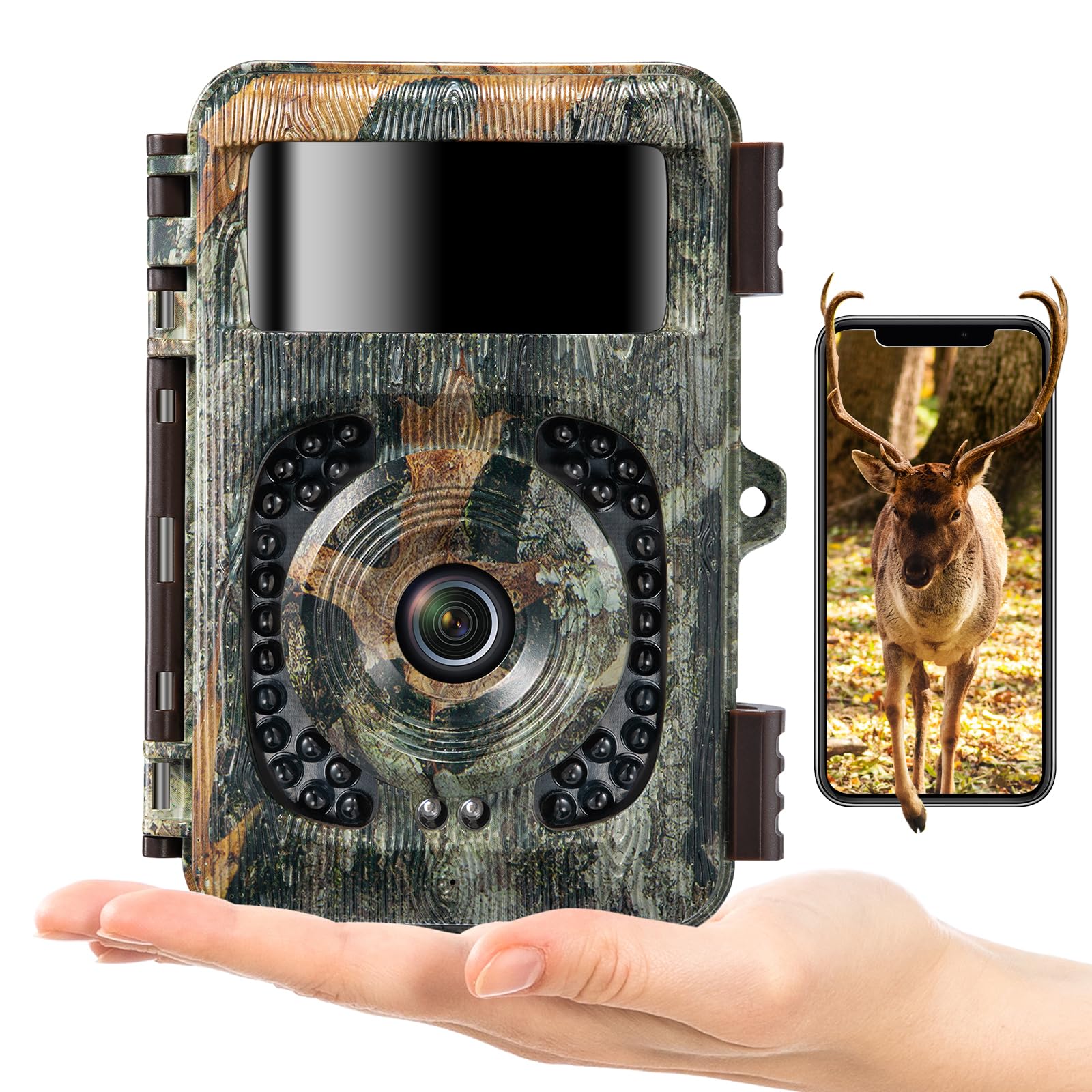 

Concept Trail Camera 4K 32MP Compatible Bluetooth Ultra Wide Detection Range 940nm Invisible Light Infrared Vision Ultra High Speed Distance Trigger