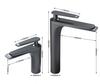 Northern Europe Basin Faucet Hot Cold Mixers Taps Deck Mount Bathroom Sink Basin Faucets Single Handle White Black Gold