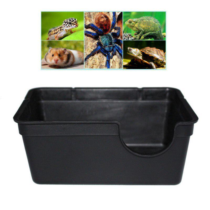 Multifunktionale Reptilienhöhle, Wassernapf, perfekter Lebensraum für Eidechsen, Schildkröten und kleine Schlangen