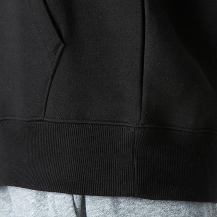 Puma Logo Hooded Sweatshirt Men Tops Black 673598-01