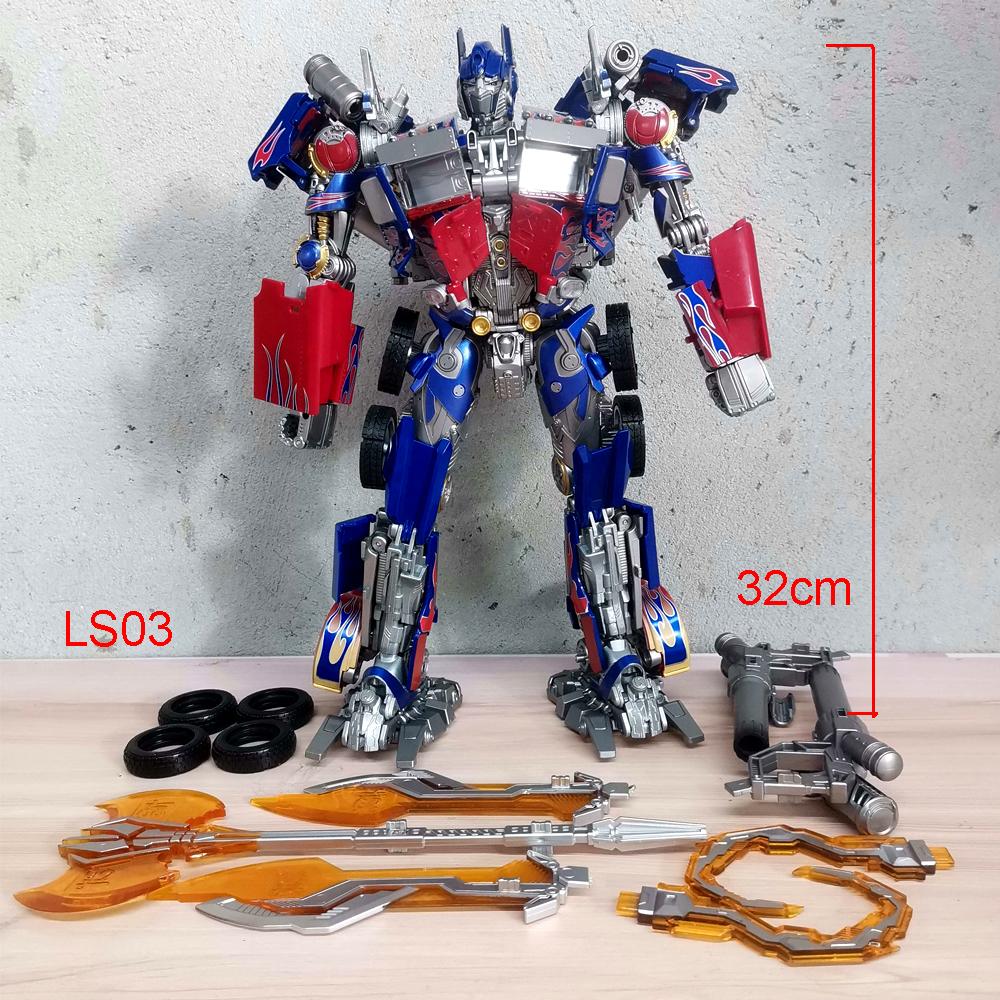 Transformation Robot Optimus Commander Deformation Action Figure Toys BMB LS03 OP LS03F Articulated Collectible Detailed Movable Poseable Scale