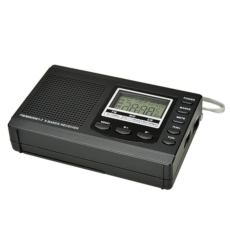 Dual Band FM/AM Digital Display Radio - Medium and Short Wave