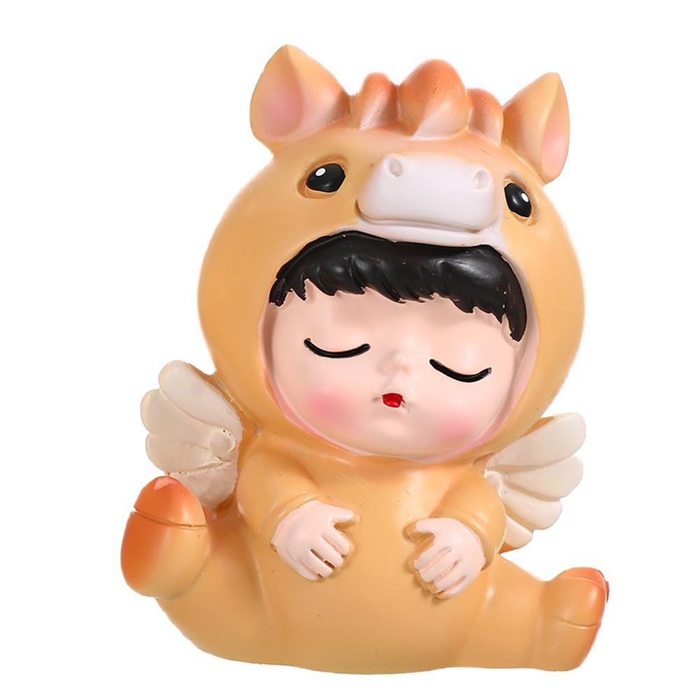 

Креативный стиль Лошадь Фигурка младенца Традиционный зодиакальный конь Орнамент Офисный стол Style 3