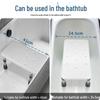 Adjustable Non-slip Aluminum Bathroom Footrest Stool