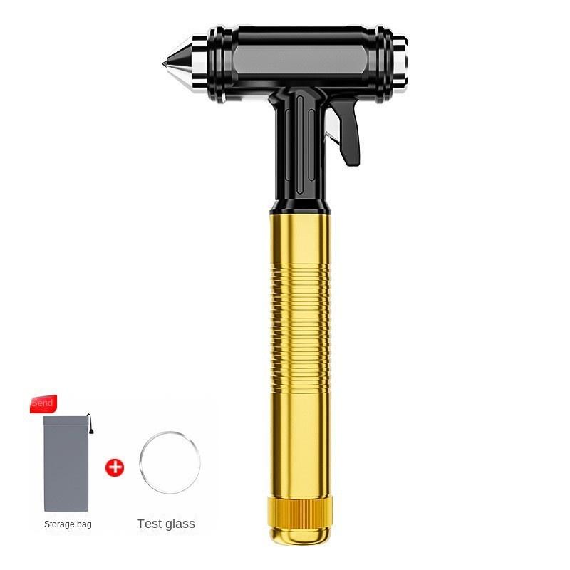 Car Safety Hammer Automotive Aluminum Alloy Window Glass Breaker with Seatbelt Cutter for Vehicle Car Emergency Escape Tool