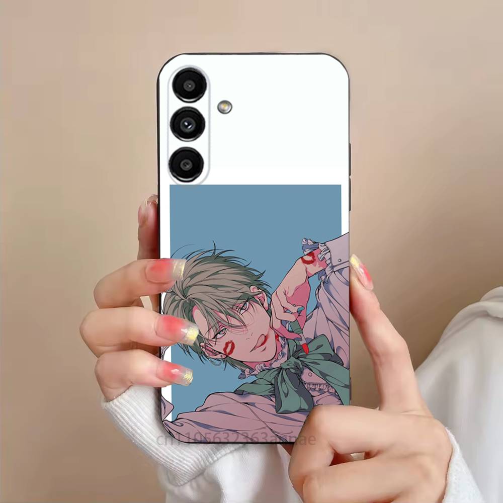 L-Lost In The C-Cloud Manga Phone Case For Samsung Galaxy S21 22 23 24 S25 Ultra PlusS20 FE S10 Plus Cover Funda