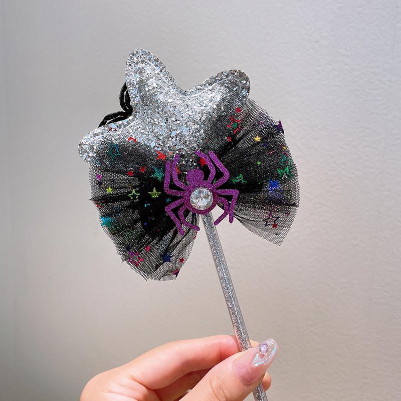 Halloween Cat Ears Pumpkin Spider Headband Hair Clip Cosplay Performance Party