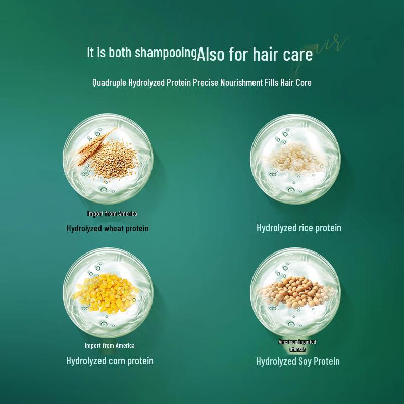 Guran Tang Multi-peptide Keratin Cream & Shampoo Set
