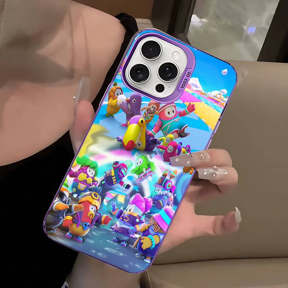F-Automne G-Garçons Jeu de Fête Étui de Téléphone Couleur Pour IPhone 17 16 15 14 13 12 11 Pro Max Plus Pro Coque