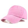 Sporty Common Unstructured Soft Custom Logo Unisex Vintage Distressed Cotton 6-Panel Baseball Cap Dad Hats Metal Four