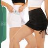 Quick-Dry Athletic Skirt with Drawstring for Running, Yoga, Badminton, and Tennis