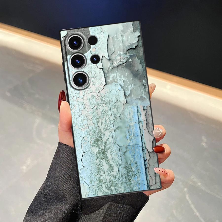 Funda Phone Cover Case for Samsung Galaxy S21 S25 Ultra S9 S20 S22 S23 FE S24 Plus Retro Rust Marks