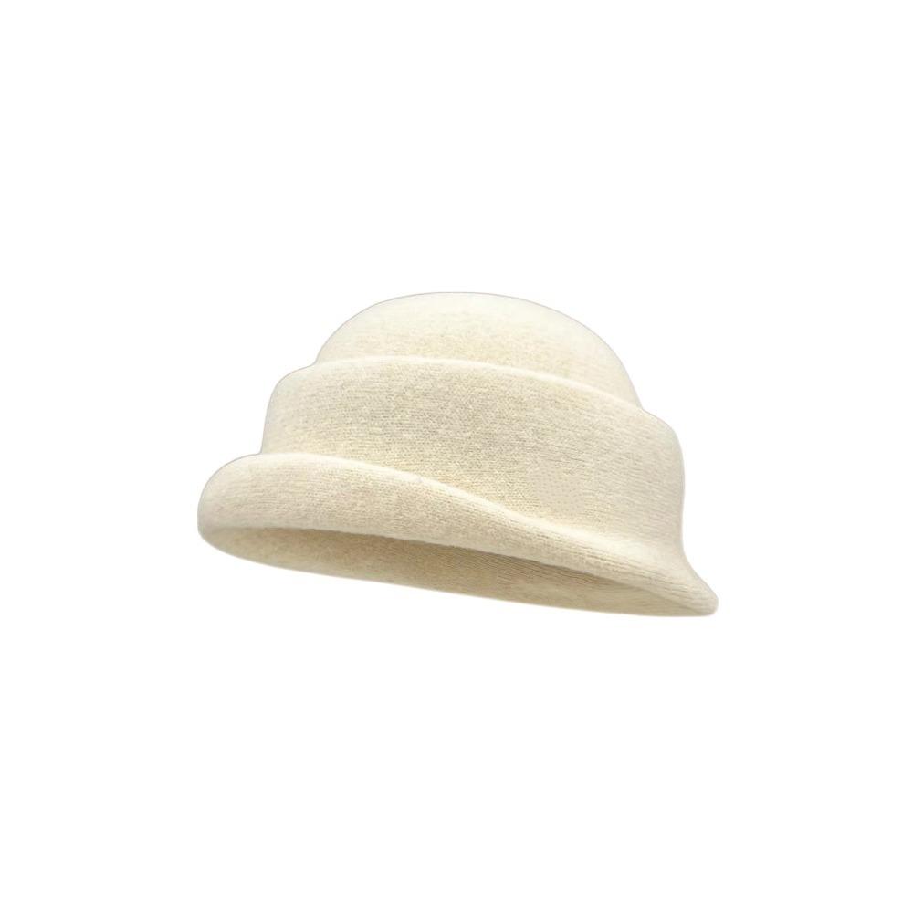 Versatile Woolen Rolled Edge Cap Beret Woolen Formal Hat Princess Hat British Top Hat  Banquet