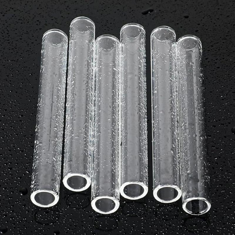 4inch Long Borocilicate Glass Tubes Wall Glass Tube Laboratory Tubing Clear Tubes OD 12mm Thickness 2mm for Art