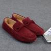 Men Casual Shoes Men's Loafers Flats Men Breathable Slip-On Soft Leather Driving Shoes Moccasins Suede Shoes Men Big Size 38-47