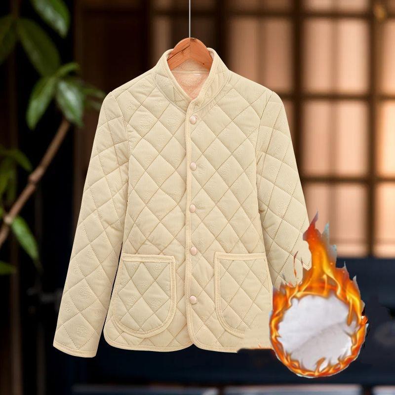 Autumn and Winter Cotton-padded Clothes, Cotton-padded Clothes, Plus Velvet, Casual Thickened Warm Jackets