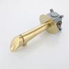 Brass Basin Faucet Luxury Bathroom Faucet Sink Mixer Tap Wall Mounted Faucet Hot And Cold Black/Brushed Gold  Mixer Tap