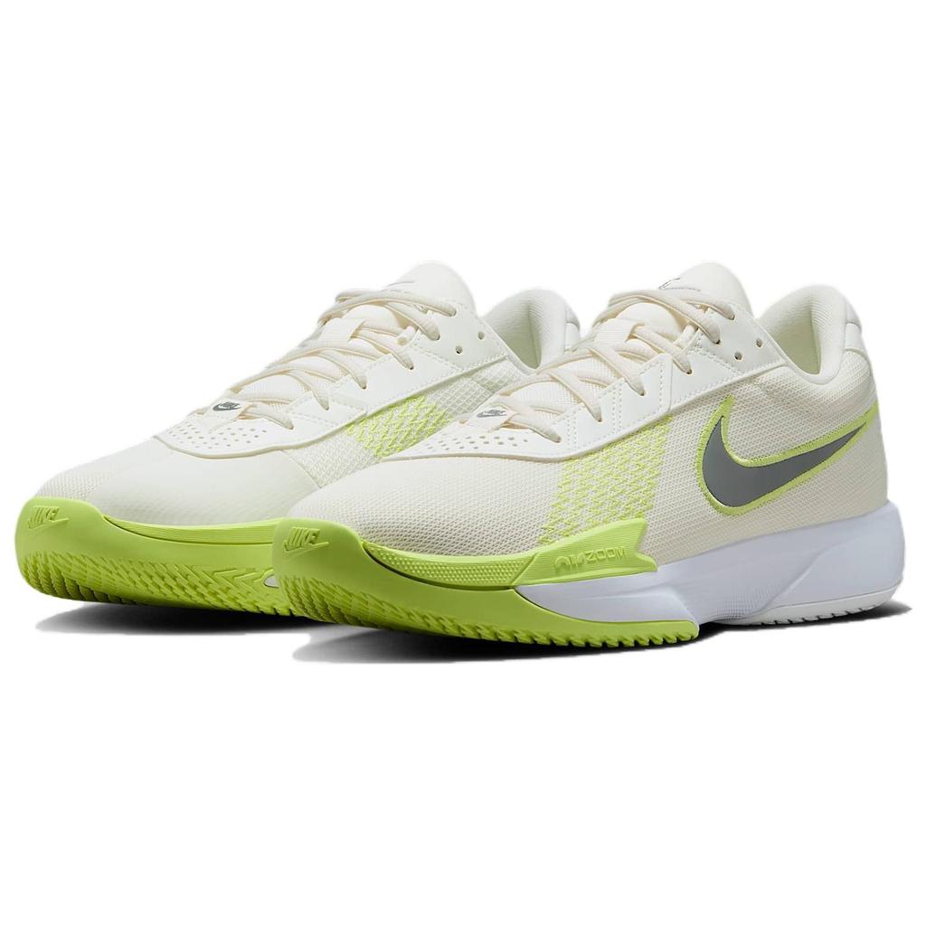 Nike Air Zoom G.T. Cut Academy Anti Slip And Wear Resistant Lightweight Low Top Basketball Shoes Men's White Orange Sneakers Casual FB2598-106