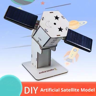 DIY Solární Satelit Umělá Montáž Děti Student Vědecké Vzdělávání Vědecký Trénink Experimentální Vybavení Steam Hračky