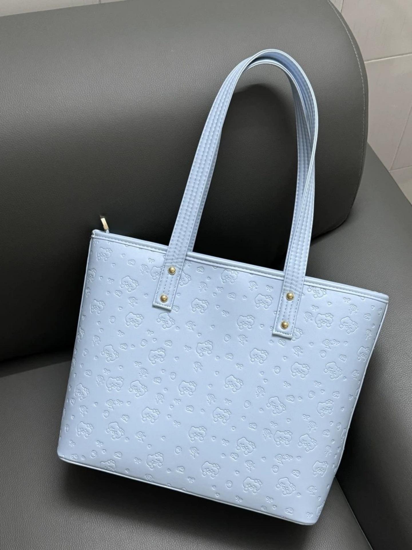 

Новый высокоценный артефакт для поддержки концертов, студенческая универсальная сумка-тоут через плечо большой вместимости для женщин синий