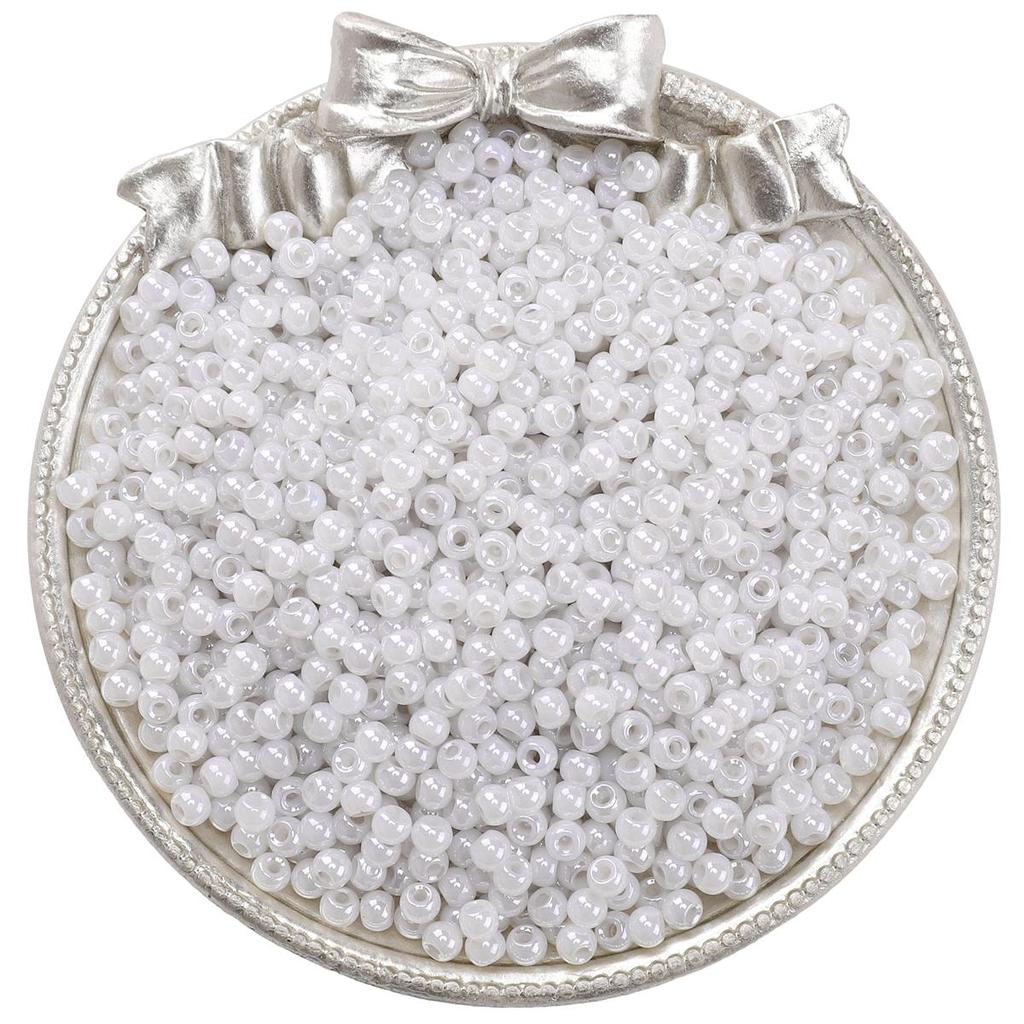 170τμχ Γυάλινες Χάντρες σε Μπουκάλι Μενταγιόν Τσεχικής Υψηλής Ποιότητας Κρεμ Χάντρες Σπόροι Χωριστικές Χάντρες Για Αξεσουάρ Κατασκευής Κοσμημάτων