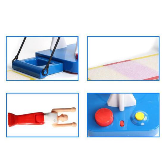 Gymnastics Challenge Game 360 Degrees Rotating Gymnastics War Game Parent-children Interactive Gymnastics Board Game Toddlers Boys Girls Gift