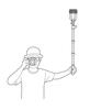 Nissin Nissin Digital Super Light Stand Mini LS-20CB (single Item)