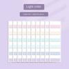 Transparent Sticky Index Tabs Colorful Light Color Index Notes Writable File Tabs  Notebook