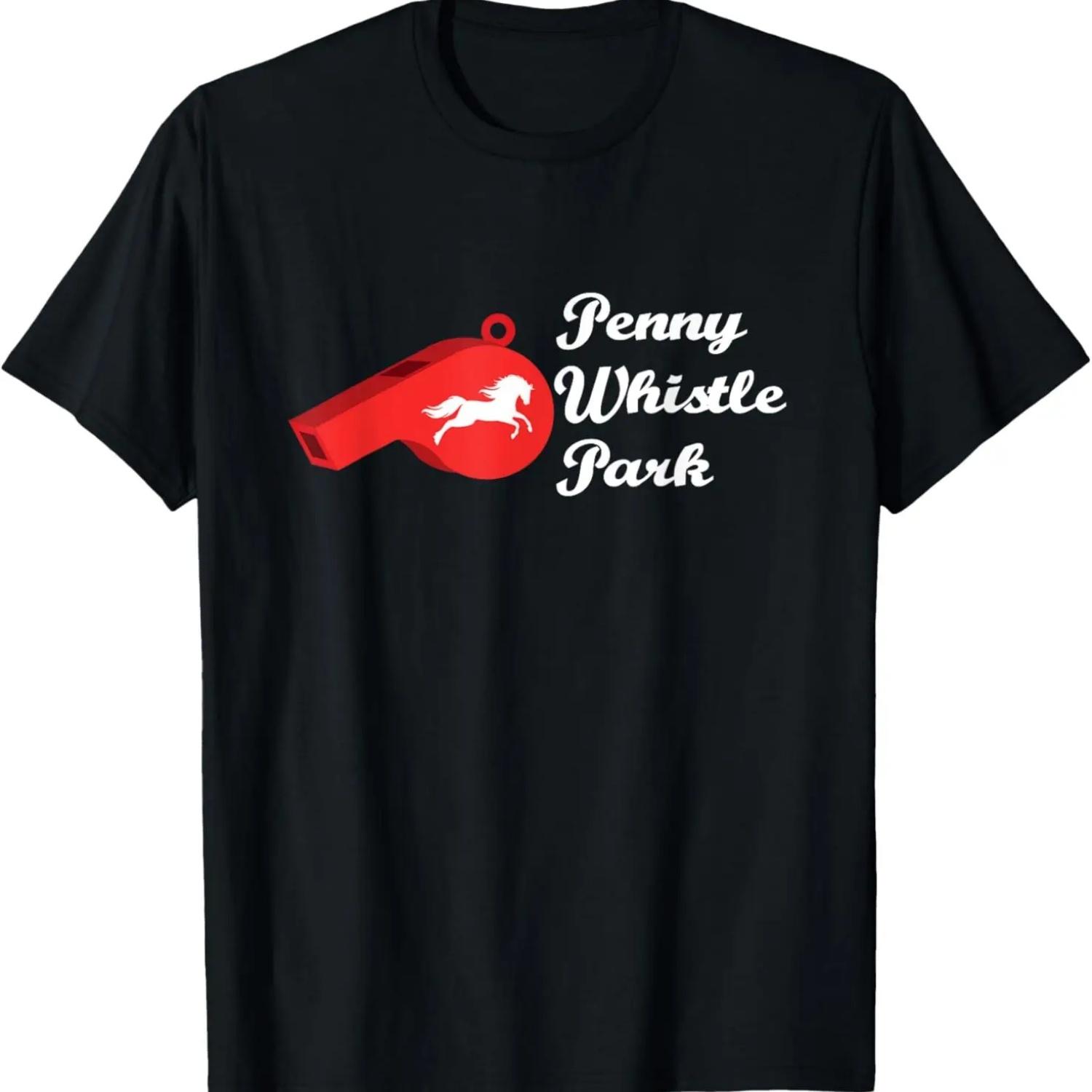 

Dallas Texas DFW Amusement Penny Whistle Park T-Shirt S чёрный