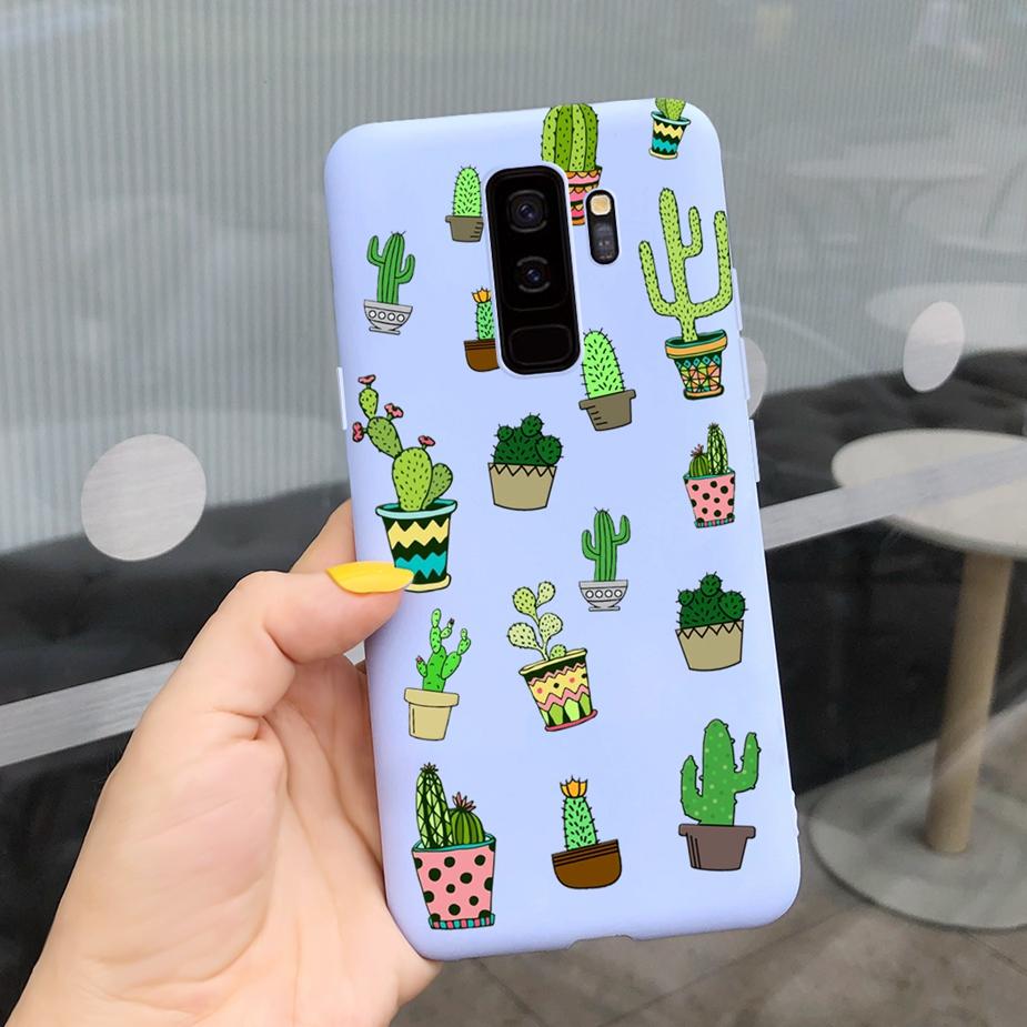 For Samsung Galaxy S9 S9+ Case Cute Fashion Cartoon Girls Cover Silicone Soft TPU Phone Case For Samsung S9 Plus S9+ Fundas Capa