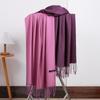 Women's Double-sided Wool Cashmere Scarf Shawl: New High-end Autumn/Winter 2026 Style
