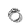 Set of 20 American-style hose clamps, made of 201/304 stainless steel, high-torque clamps, rust- and moisture-resistant