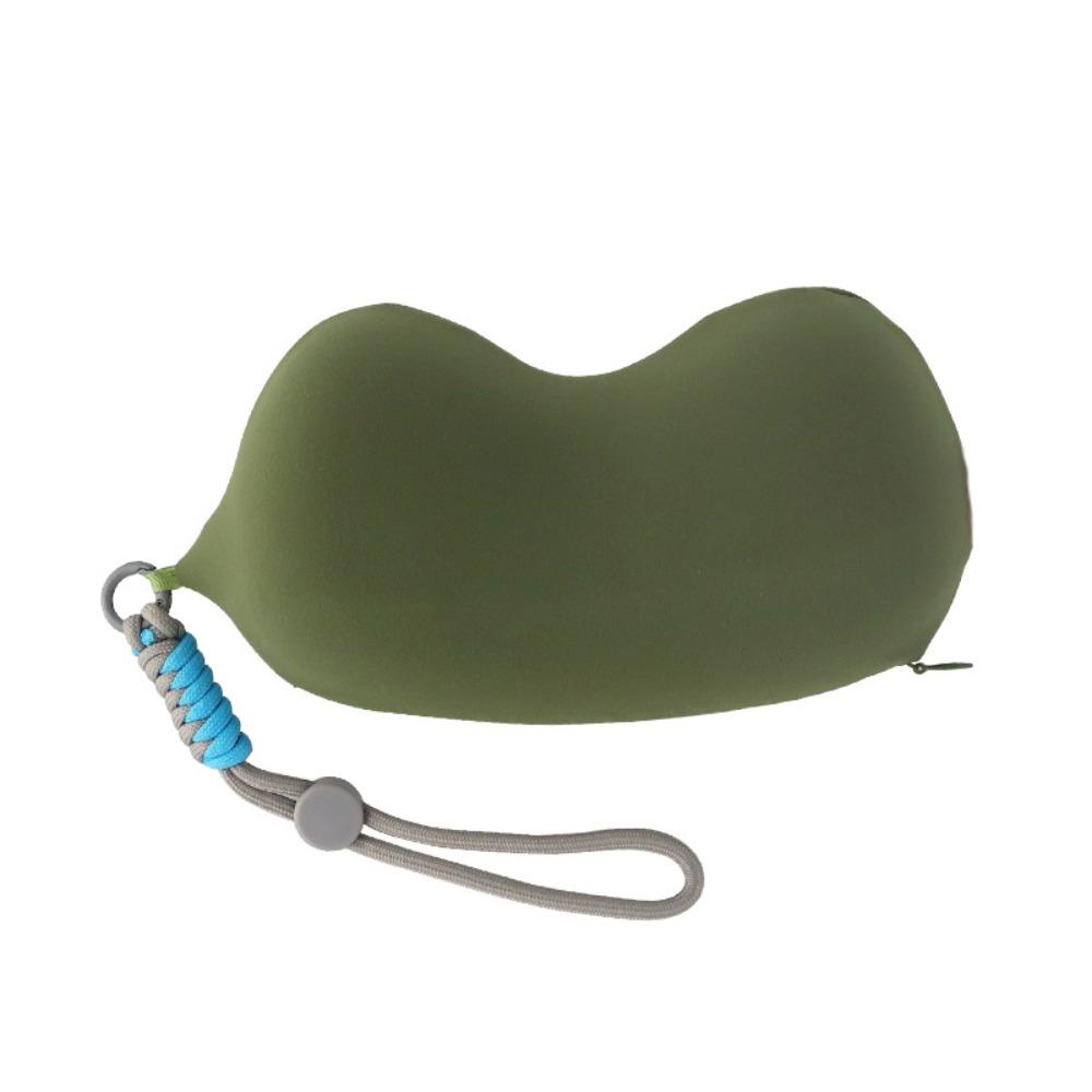 

Portable Sleeping Neck Pillow Mini Slow Rebound Pillow Office Napping Pillow Four Seasons зелёный