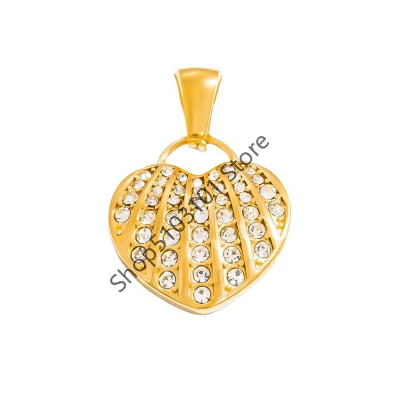 Gold Ocean Animal Turtle Shell Conch Starfish Diy Charms For Jewelry Making Bulk Stainless Steel Charm Pendant Necklace Making