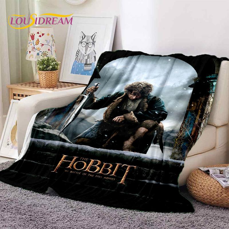L-Lord of The Rings H-Hobbit Movie Soft Blankets,Keep Warm Throw Blanket Comfortable Blanket for Picnic Beds Sofa Home Bedroom