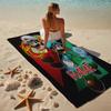 Mario Luigi Custom Name Soft Beach Towel Outdoor Vacation Beach Towel Outdoor Blanket Beach Towel Portable For Travel Beach
