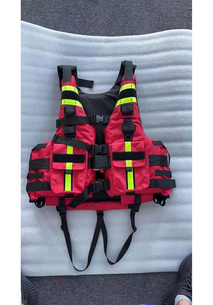 Rafting Life Jacket with Pockets - Lifesaving Equipment Vest