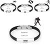 Timeless Constellation Stainless Steel Silicone Bracelets For Men And Women